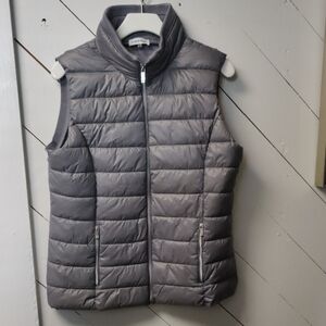 Calvin Klein Charcoal Quilted Vest